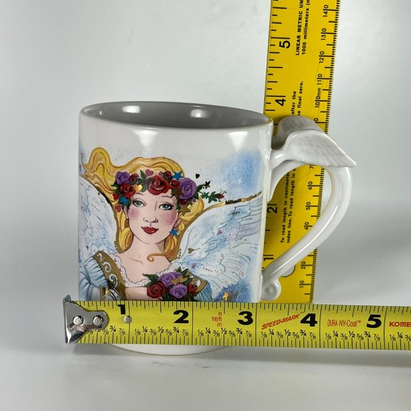 Angel Avon True Friendship Ceramic Coffee Tea Cup Mug Collectible 3D - Picture 9 of 10